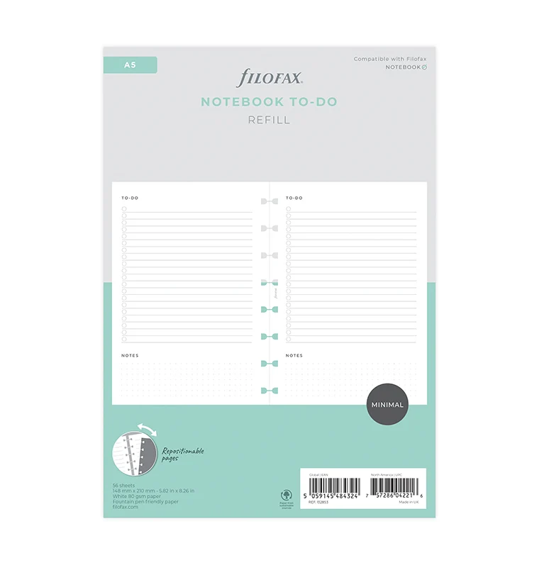 TO DO Notebook A5 Einlage