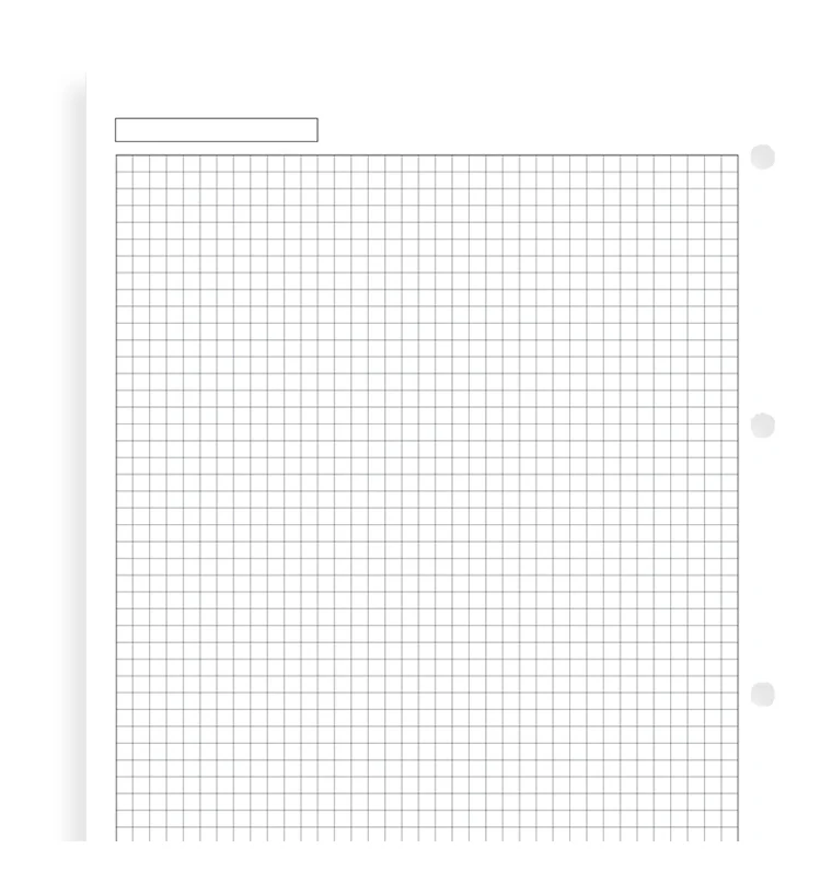 Notizpapier weiß kariert - A4 - Image 4