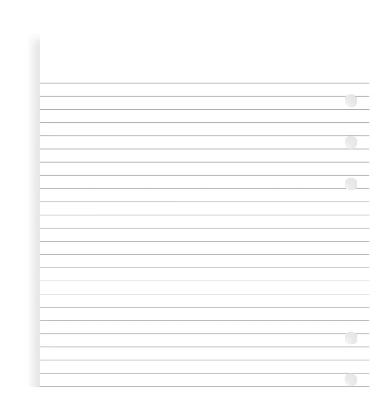 Notizblock weiß liniert - A5 - Image 3