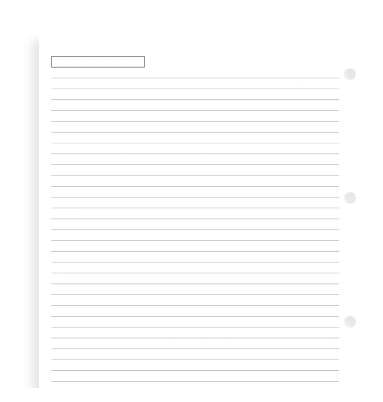 Notizpapier weiß liniert - A4 - Image 4