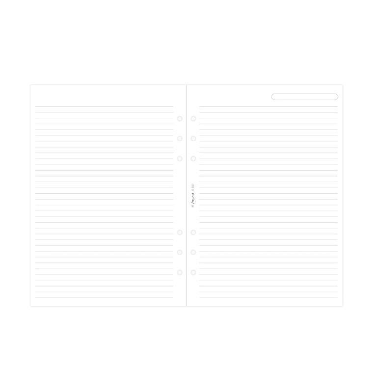 Notizpapier weiß liniert - A5 - Image 4