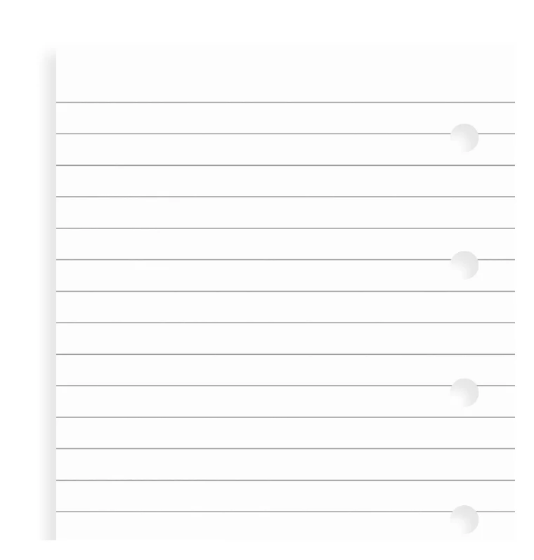 Notizpapier weiß liniert - Mini - Image 4