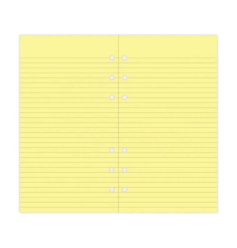 Notizblock gelb liniert - Personal - Image 6