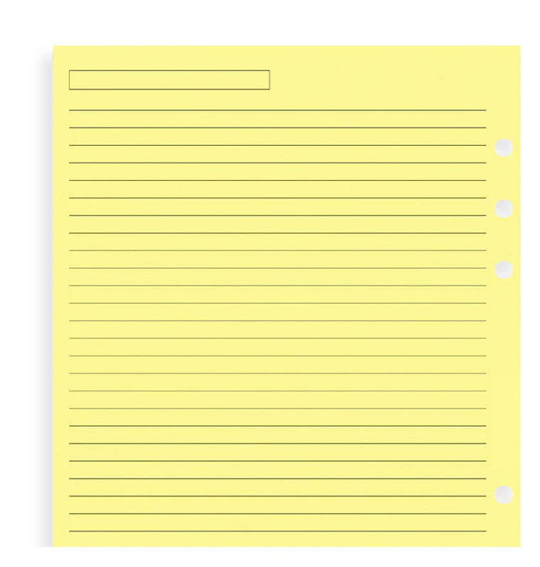 Notizpapier gelb liniert - A5 - Sale - Image 4