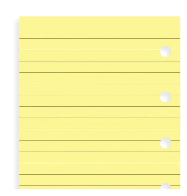 Notizpapier gelb liniert - Mini - Image 4