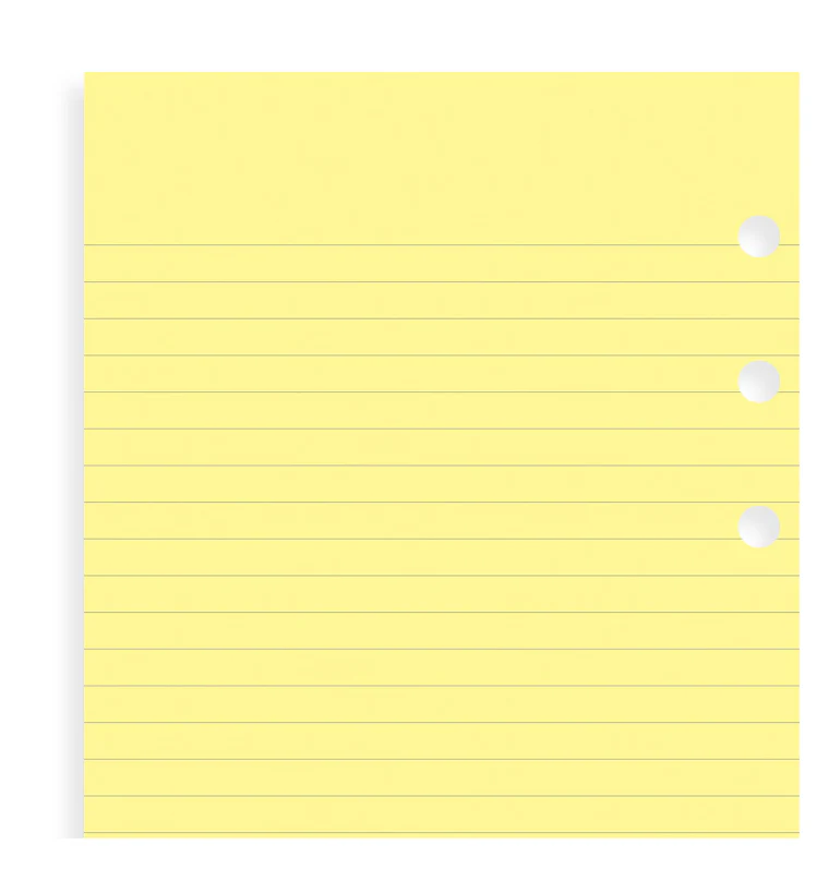 Notizpapier gelb liniert - Personal - Sale - Image 4
